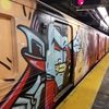 Photos: This D Train Got A Spooky Graffiti Makeover For Halloween